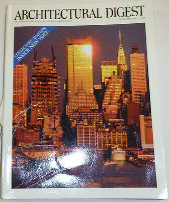 Architectural Digest Magazine NYC Twin Towers November 1988 100914R