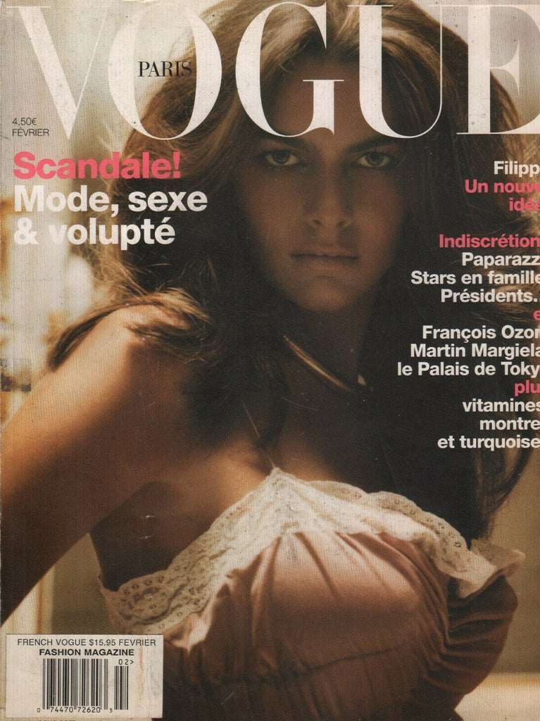 Vogue Paris 2002 February Filippa Hamilton Eva Herzigova 081419AME