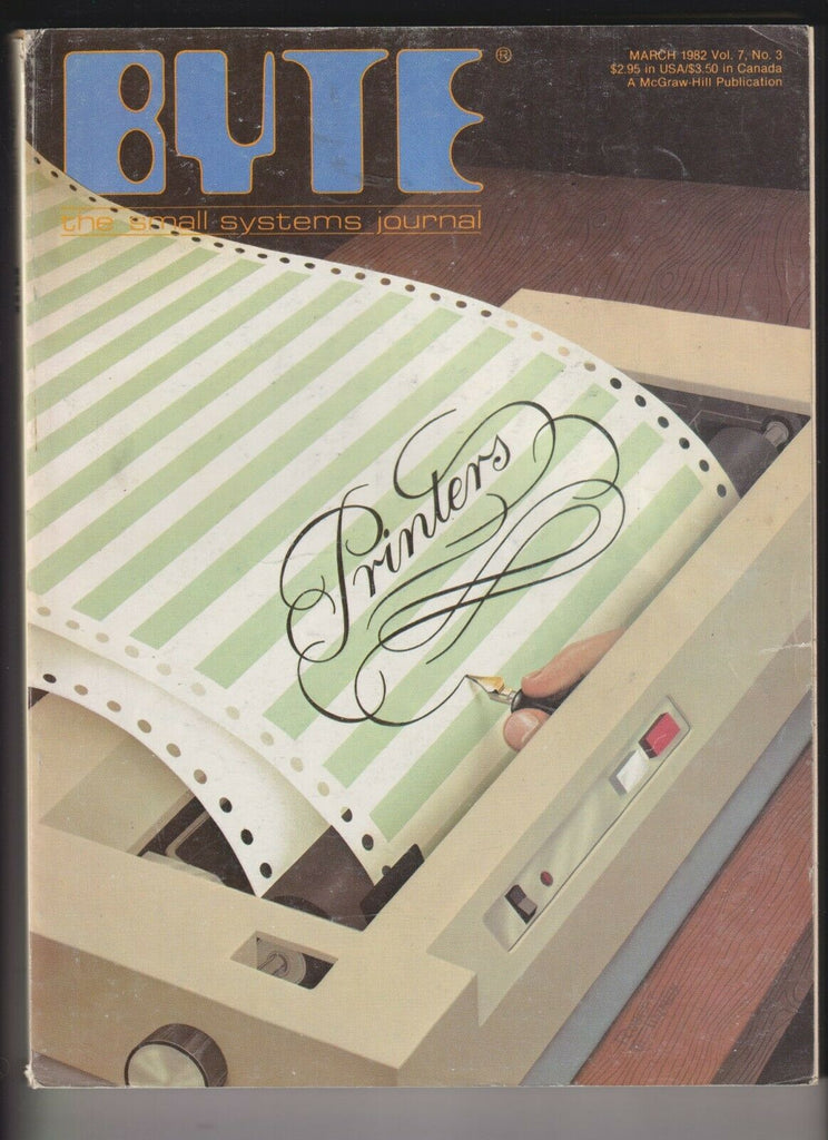 Byte Magazine Printers March 1982 120919nonr