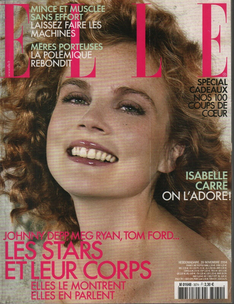 Elle French Fashion Magazine 29 Novembre 2004 Isabelle Carre 091819AME