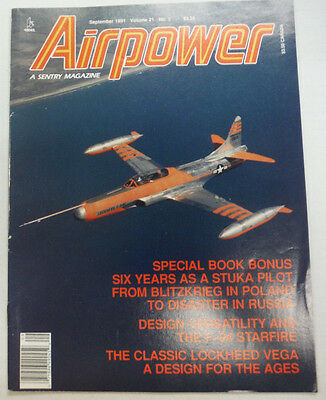 Airpower Magazine F-94 Starfire & Lockheed Vega September 1991 050415R