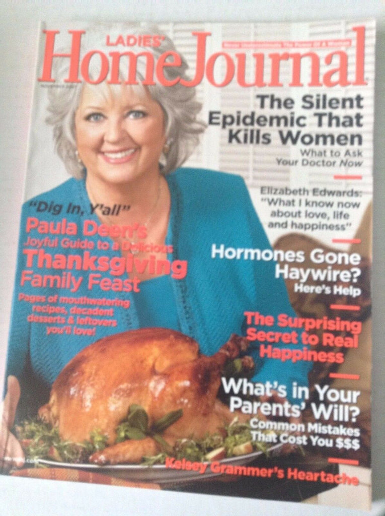 Ladies' Home Journal Magazine Paula Deen Thanksgiving November 2007 051117nonrh2