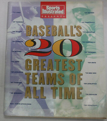 Sports Illustrated Magazine Baseball's 20 Greatest Teams 1991 082015R