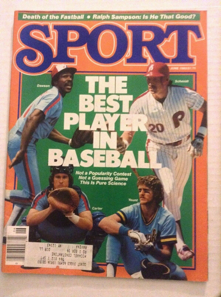Sport Mag Mike Schmidt Yount Andre Dawson June 1983 082419nonrh