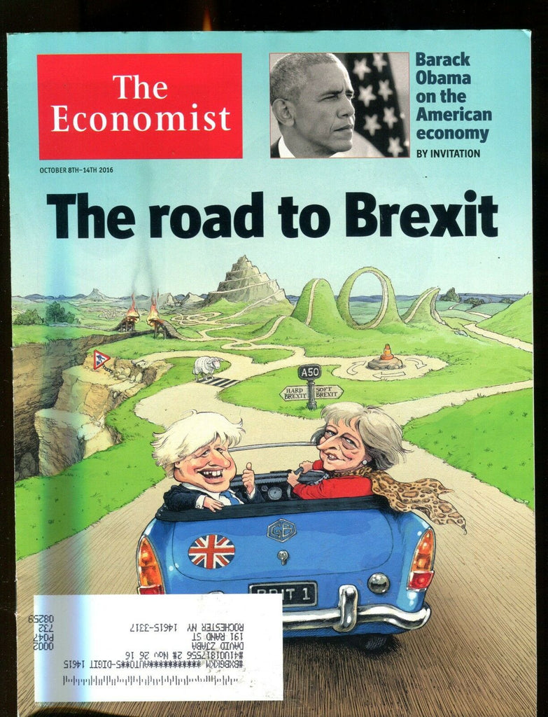 The Economist Magazine October 8-14 2016 Road to Brexit EX w/ML 113016jhe