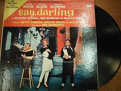 33 RPM Vinyl Jule Styne Lester Osterman Say, Darling RCA Record LOC1045 050615SM
