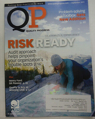 Quality Progress Magazine Henry Ford SR Pioneer September 2011 FAL 060815R3
