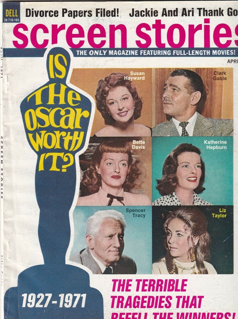 Screen Stories Mag Liz Taylor Susan Hayward April 1971 070119nonr