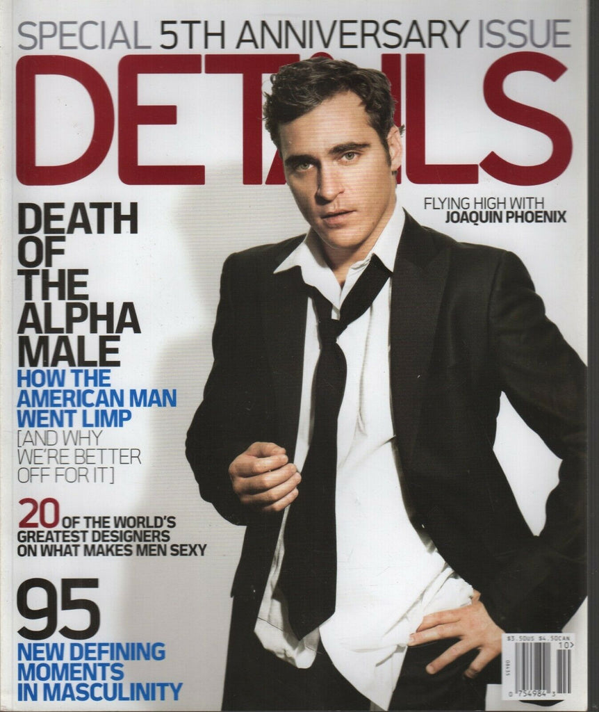 Details Magazine October 2005 Joaquin Phoenix 111319AME