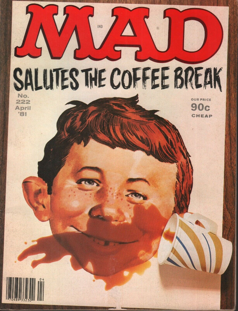 Mad Magazine #222 April 1981 Salutes the Coffee Break 010919AME