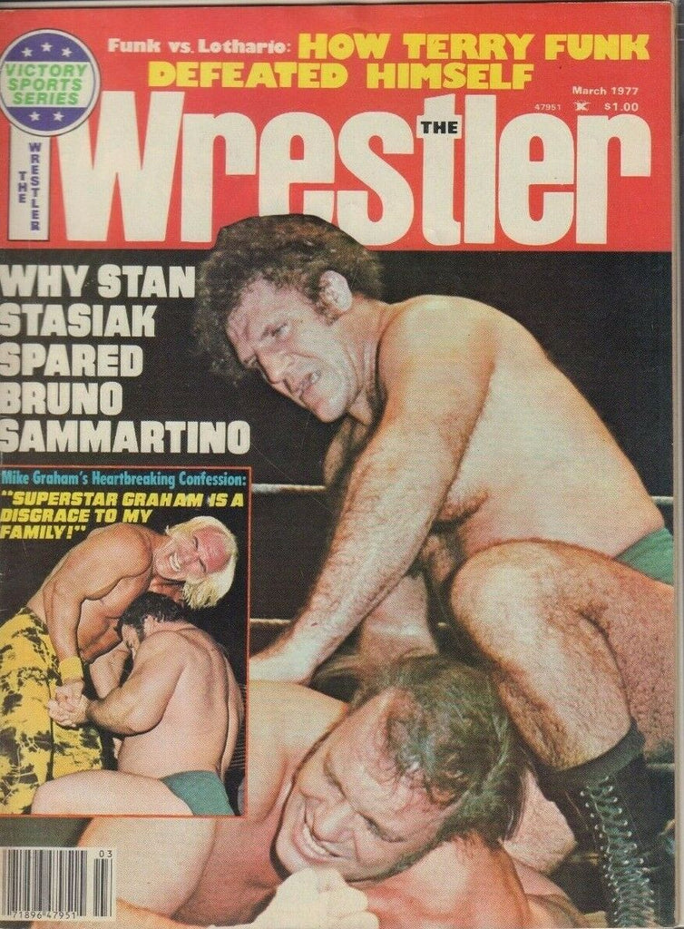 The Wrestler March 1977 Bruno Sammartino Billy Graham Terry Funk 022719DBE