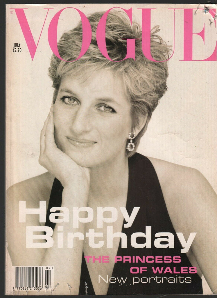 Vogue British UK Magazine July 1994 Princess Diana of Wales Birthday 020921ame