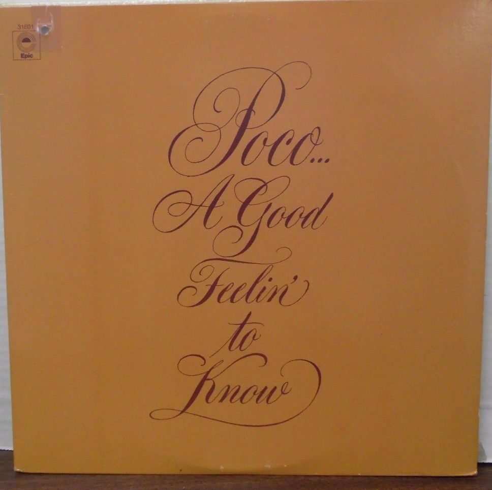 Poco A Good feelin' to Know 33RPM PE31601 121116LLE