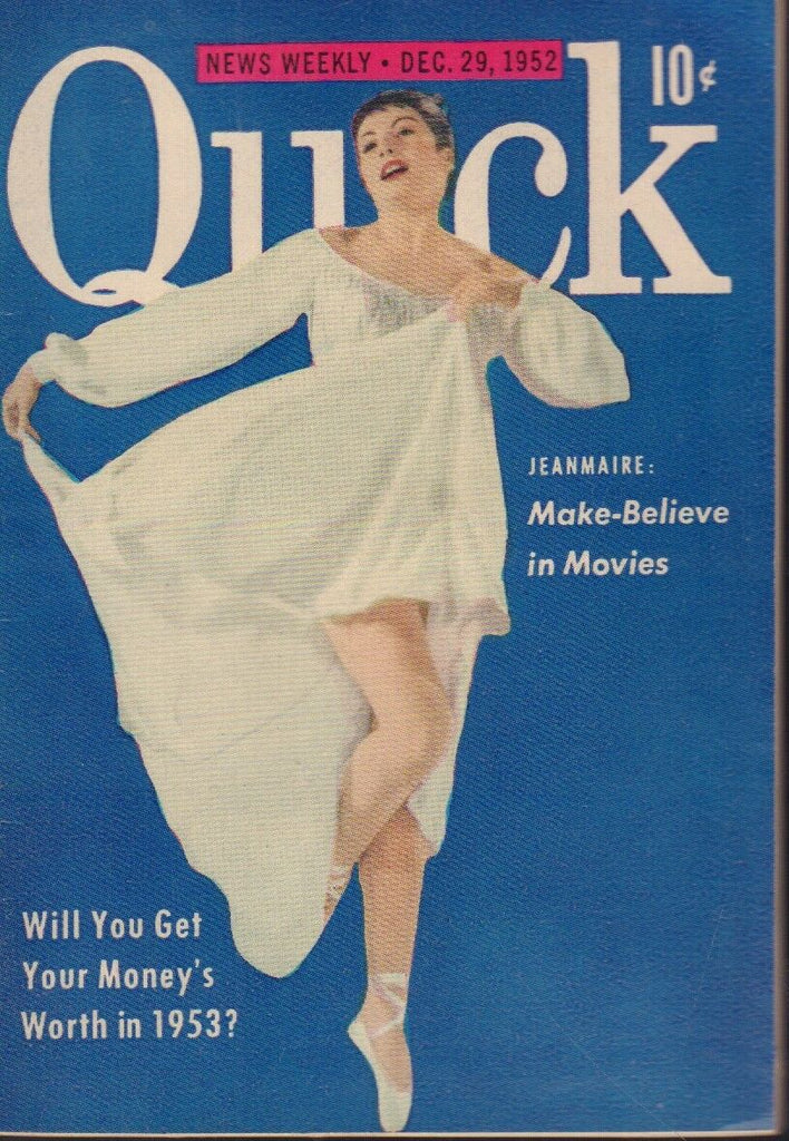 Quick News Weekly December 29 1952 Jeanmaire Cheesecake Pin Up 091318AME