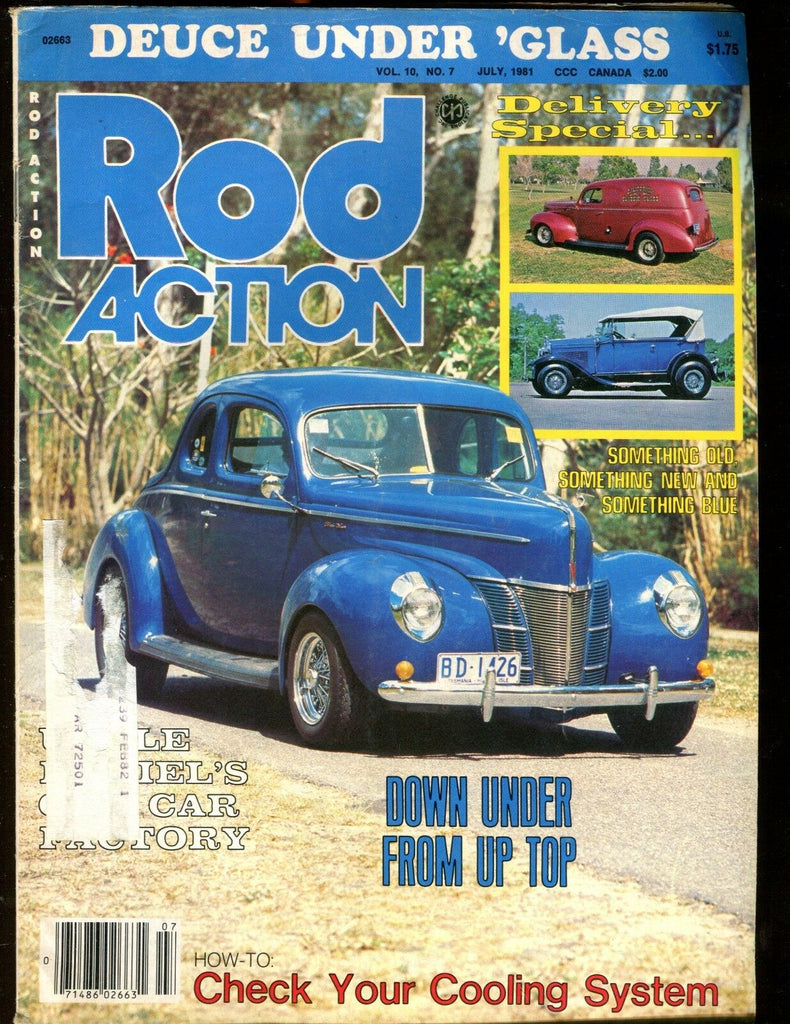 Rod Action Magazine July 1981 Cooling System VG w/ML 030817nonjhe