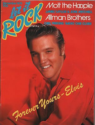 Let It Rock December 1973 Elvis Presley, Mott, Allman Brothers EX 111915DBE
