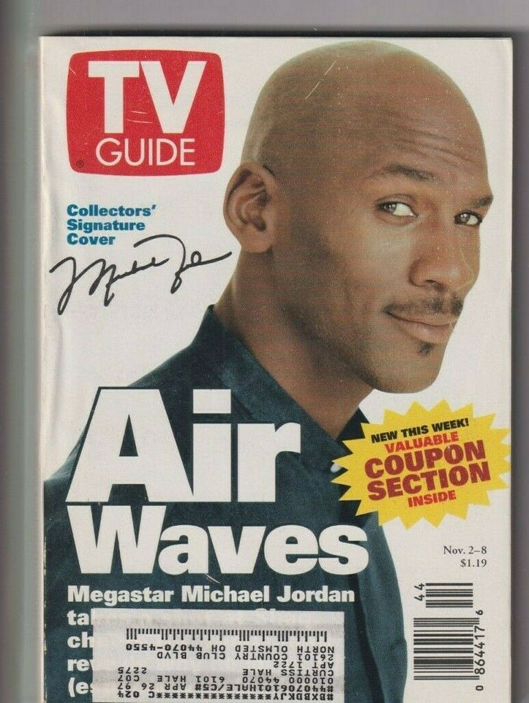 CLEV Metro Ed. Tv Guide Michael Jordan November 2-8, 1996 111619nonr