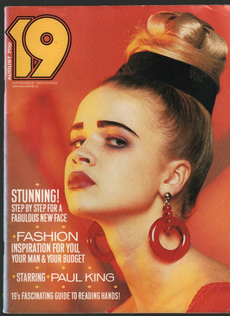 19 Magazine August 1985 Paul King Jean Paul-Gultier Adrienne Dannatt 020821ame