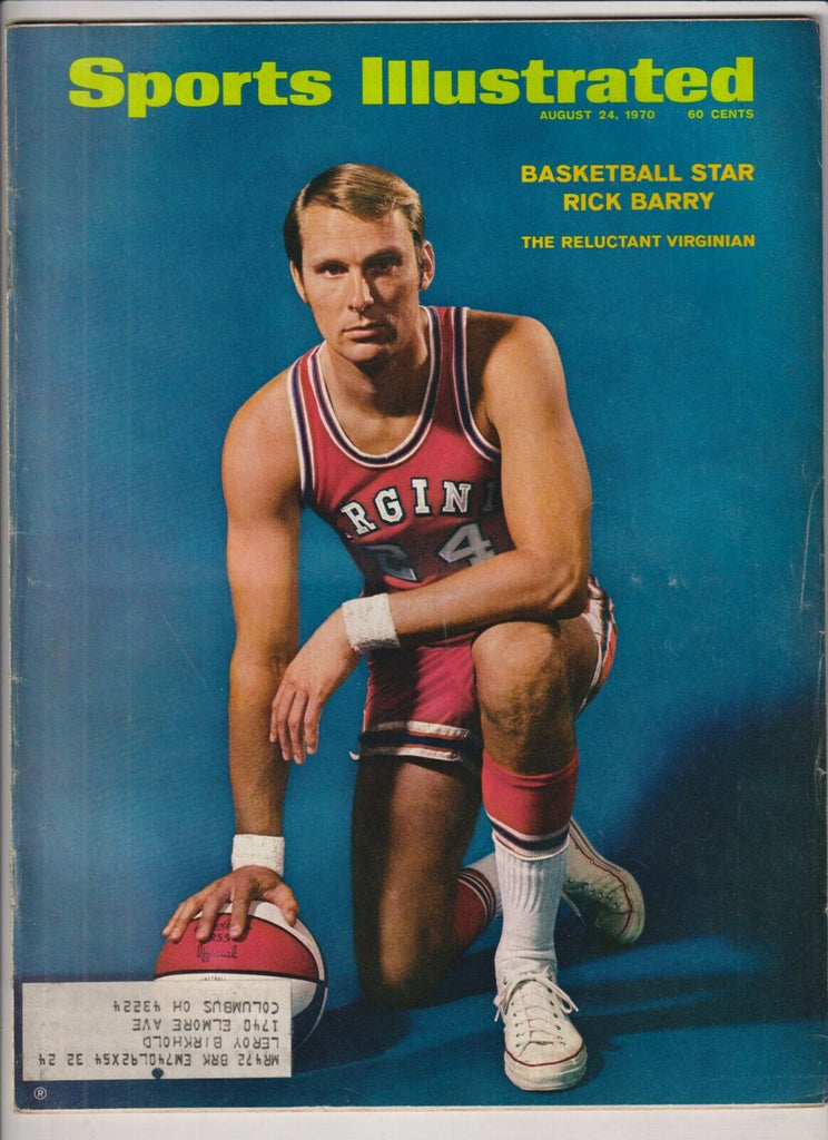 Sports Illustrated Basketball Star Rick Barry August 24, 1970 021120nonr