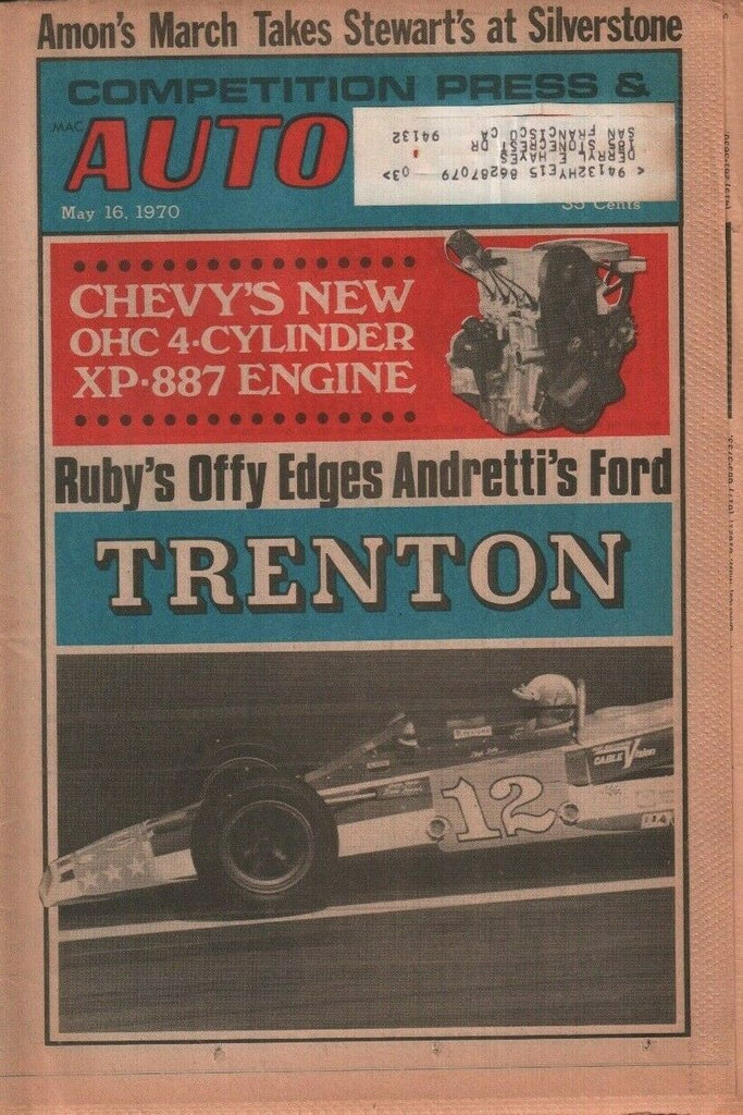 Autoweek May 16 1970 Mario Andretti Peter Schuster w/ML 032719DBE