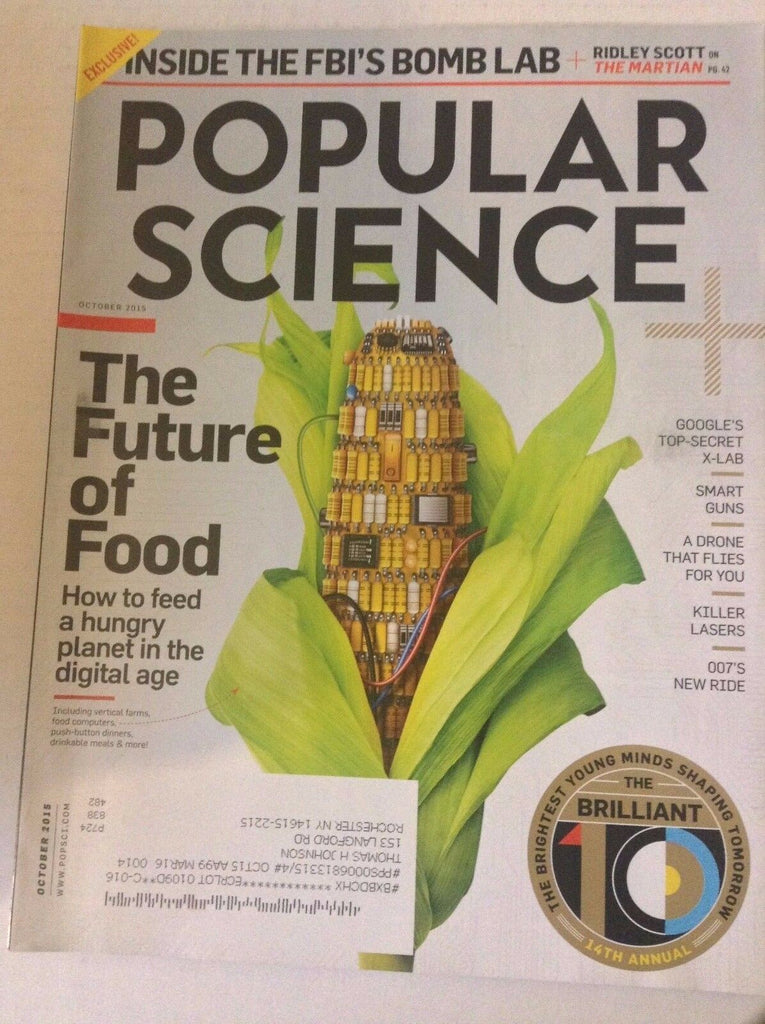 Popular Science Magazine The Future Of Food October 2015 051117nonrh2