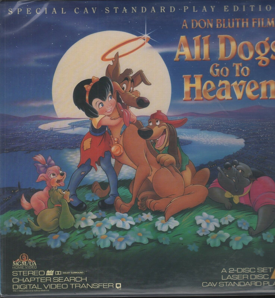 All Dogs Go To Heaven MGM/UA 1990 Laserdisc 110818AMLD2