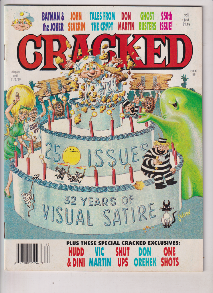 Cracked Mag Batman & The Joker 250th Issue December 1989 122719nonr