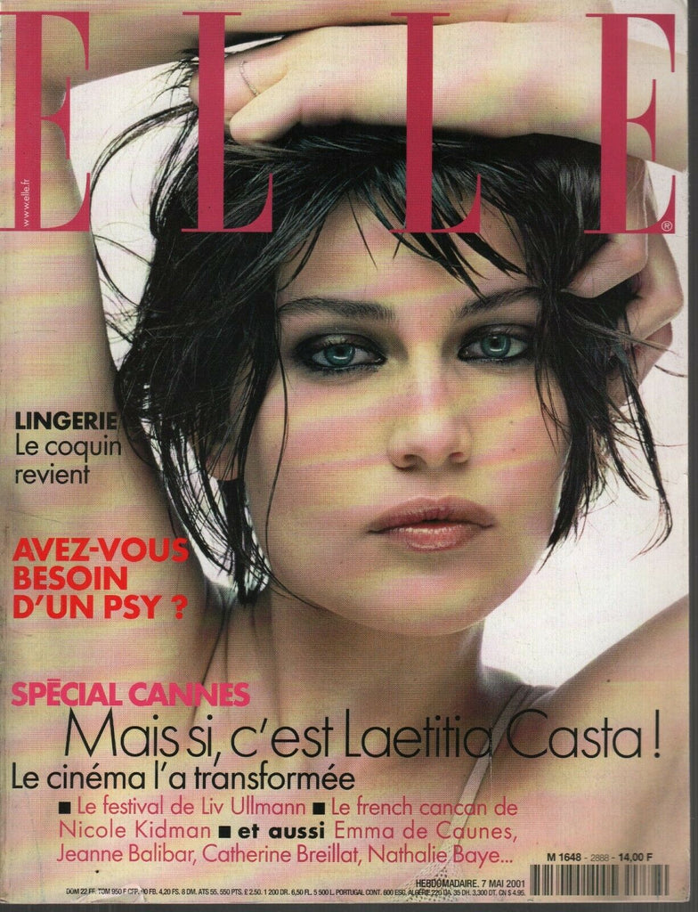 Elle French Fashion Magazine 7 Mai 2001 Laetitia Casta Nicole Kidman 091819AME