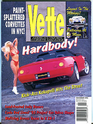 Vette Magazine November 1995 Hardbody! EX 031816jhe