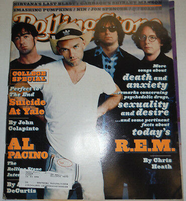 Rolling Stone Magazine R.E.M. & Al Pacino October 1996 021715R