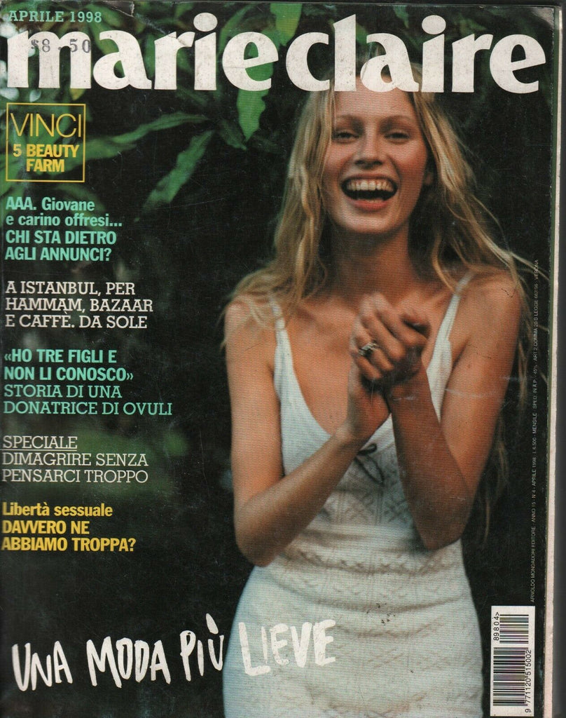 Marie Claire Italian Fashion April 1998 Melissa Mathison Alex Katz 101220ame