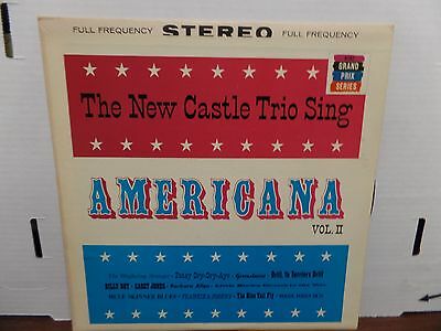 The New Castle Trio Sing America Vol.2 Grand Prix Pickwick KS182 33rpm 080316DBE