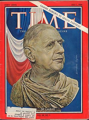 Time Magazine July 1 1966 De Gaulle w/ML VG 090516DBE