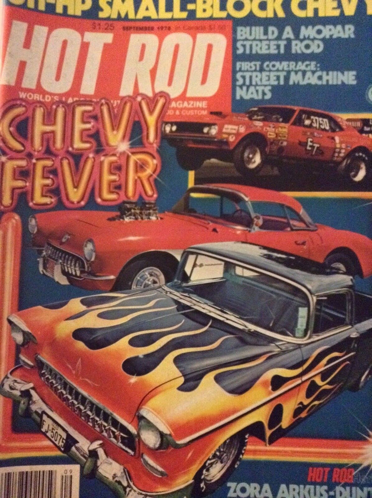 Hot Rod Magazine Chevy Fever Zora Arkus September 1978 010319nonrh