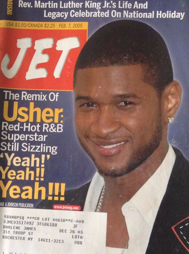 Jet Magazine Usher Martin Luther King Jr. February 7, 2005 090517nonrh