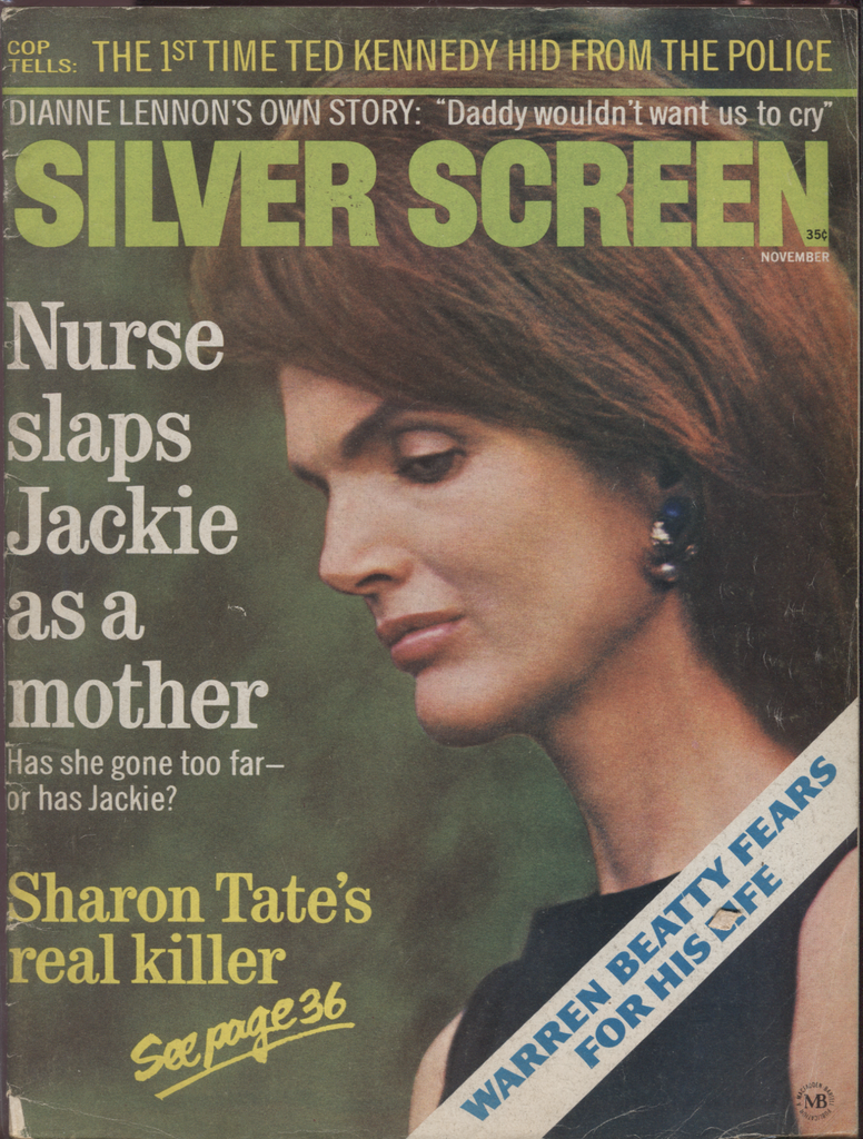 Silver Screen November 1969 Jackie Kennedy Sharon Tate Ted Kennedy 041320DBE