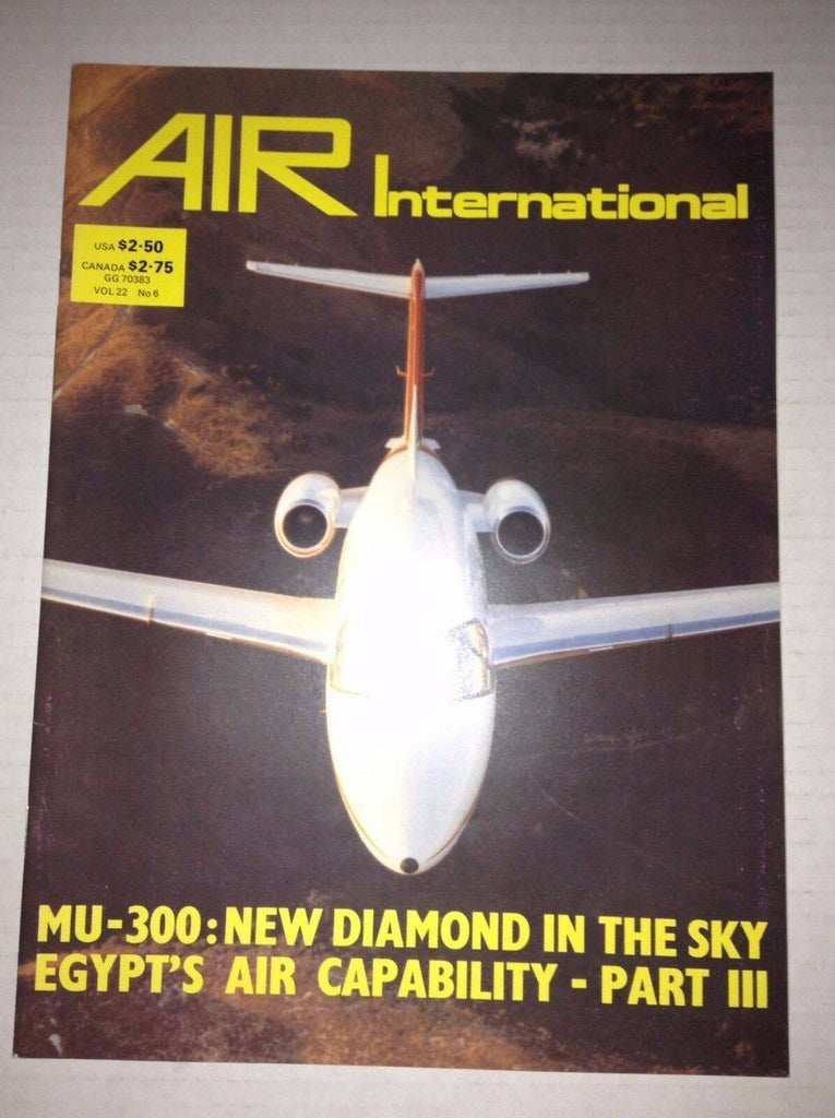 Air International Plane Magazine MU-300 Egyptian June 1982 120716rh2