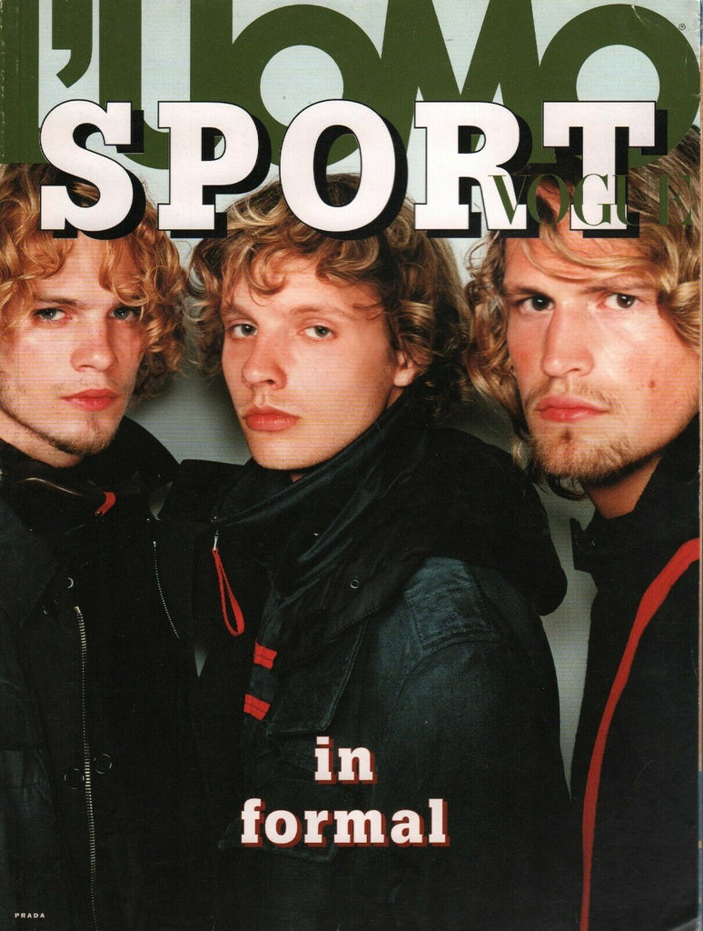 L'Uomo Vogue Sport Italian July/Aug 2001 Dennis Rodman Paolo Maldini 031020AME