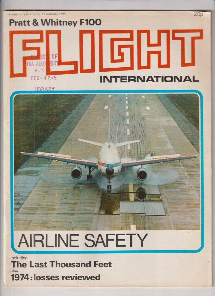 Flight International Mag Safety, Pratt & Whitney January 23, 1975 022420nonr