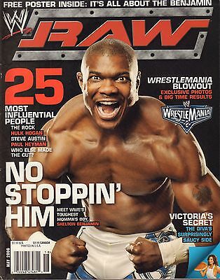 WWE Raw May 2006 Shelton Benjamin, The Rock, No Poster VG 032916DBE