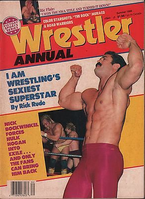 Wrestler Annual Summer 1988 Rick Rude, Ric Flair, Nick Bockwinkel VG 020316DBE