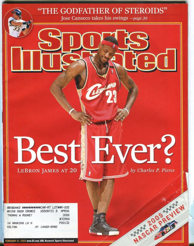 Sports Illustrated Magazine February 21 2005 Lebron James EX w/ML 030817nonjhe