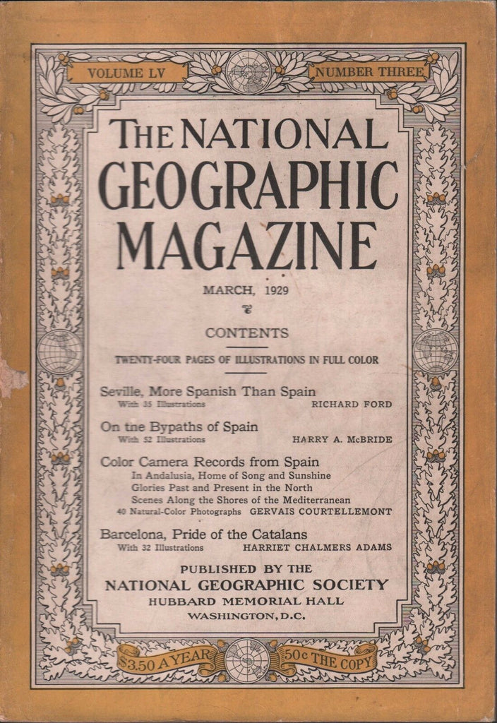 National Geographic March 1929 On The Bypaths of Spain 020617DBE2