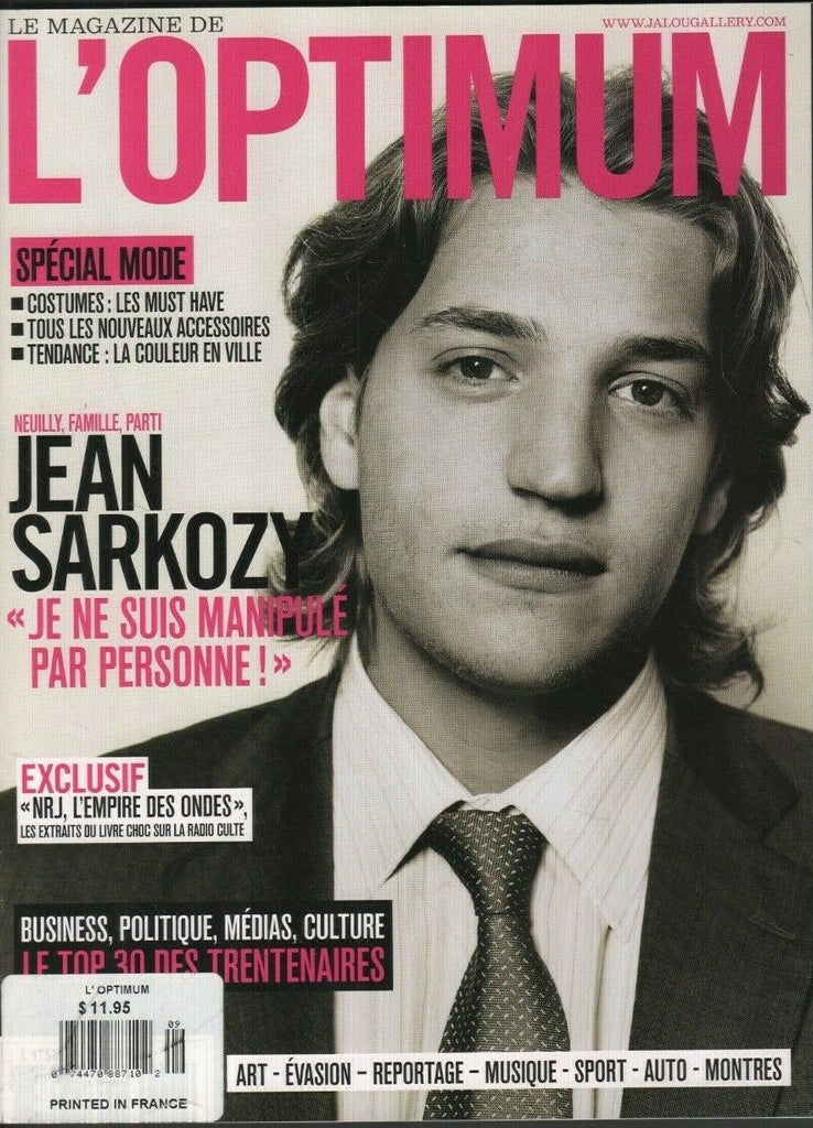 L'Optimum French Magazine September 2008 Jean Sarkozy 021820DBF2