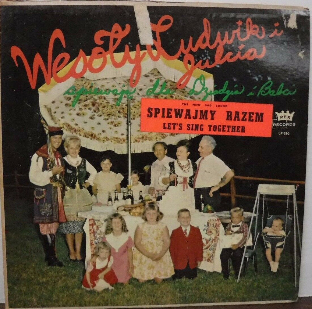 Wesoly Ludwik Happy Louie 33RPM LP690 Spiewajmy Razem Rex Records 110516LLE