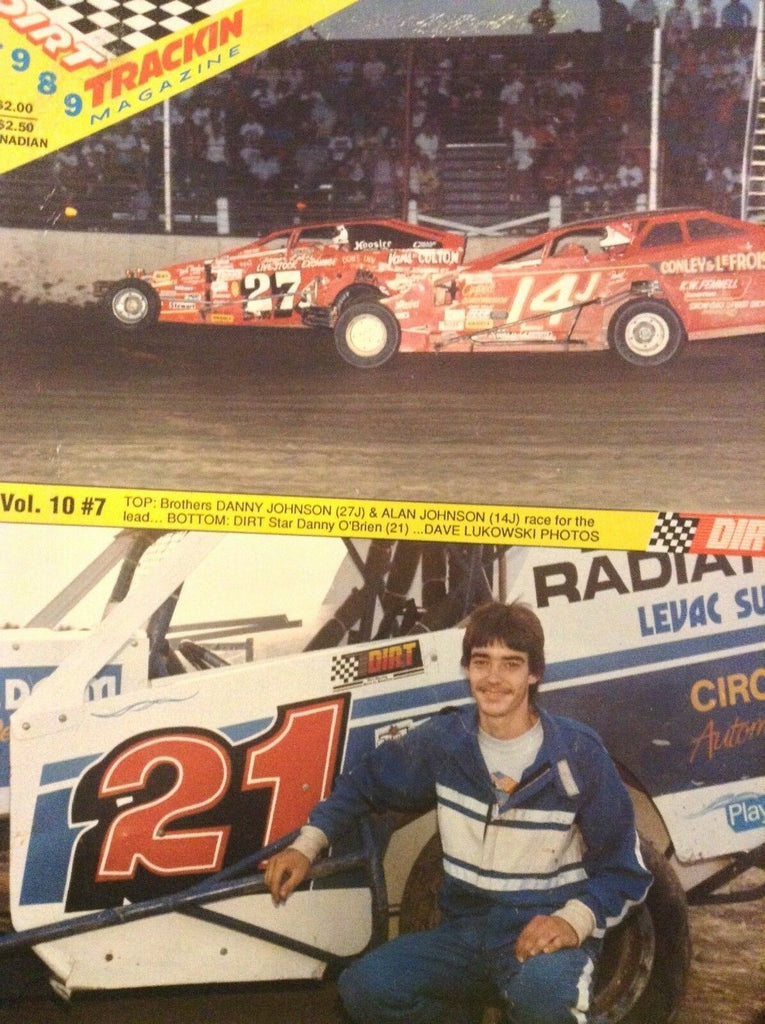 Dirt Trackin Magazine Danny Johnson & Alan Johnson 1989 Vol.10 No.7 111518nonrh