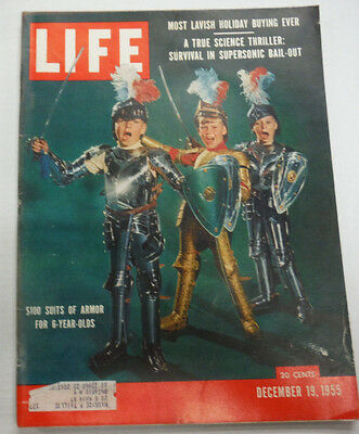 Life Magazine Suits Of Armor & A Science Thriller December 1955 020215R