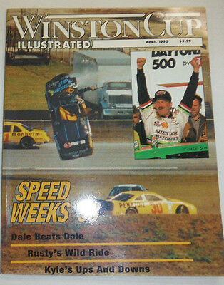 Winston Cup Magazine Dale Beats Dale Rusty Wallace April 1993 121014R2