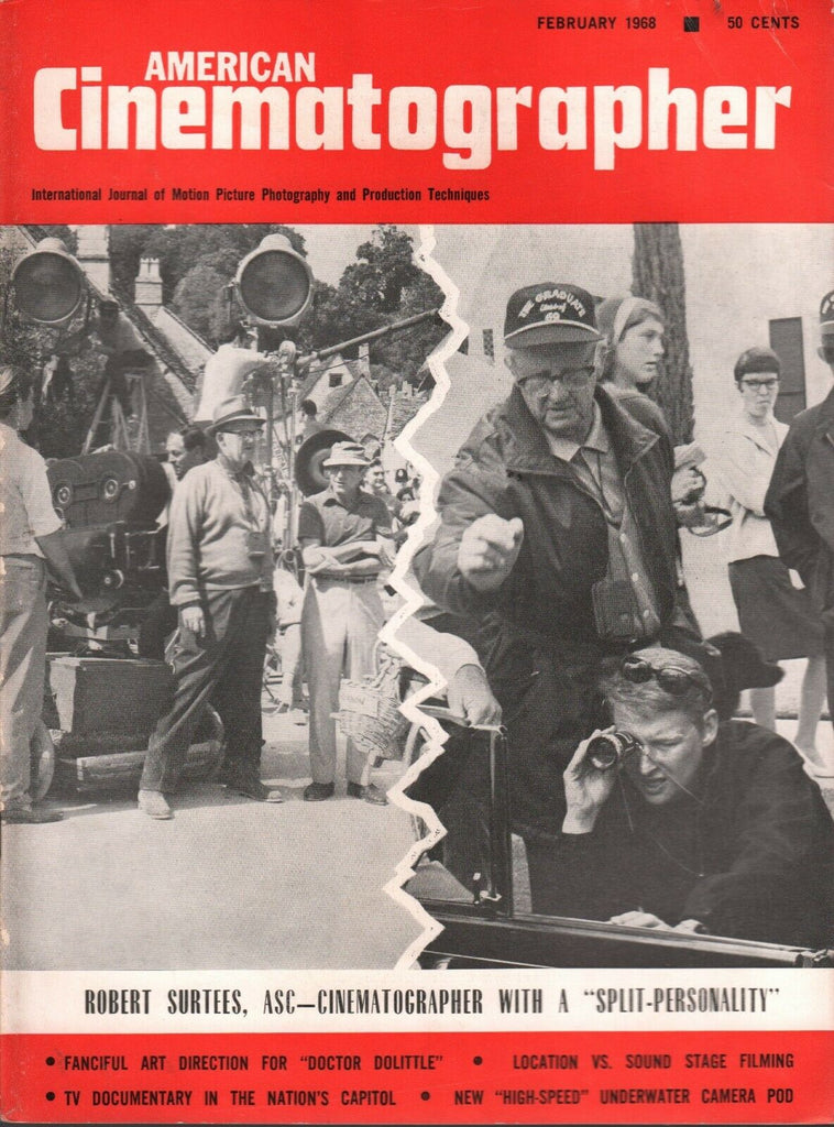 American Cinematographer February 1968 Robert Surtees Doctor Dolittle 010720AME