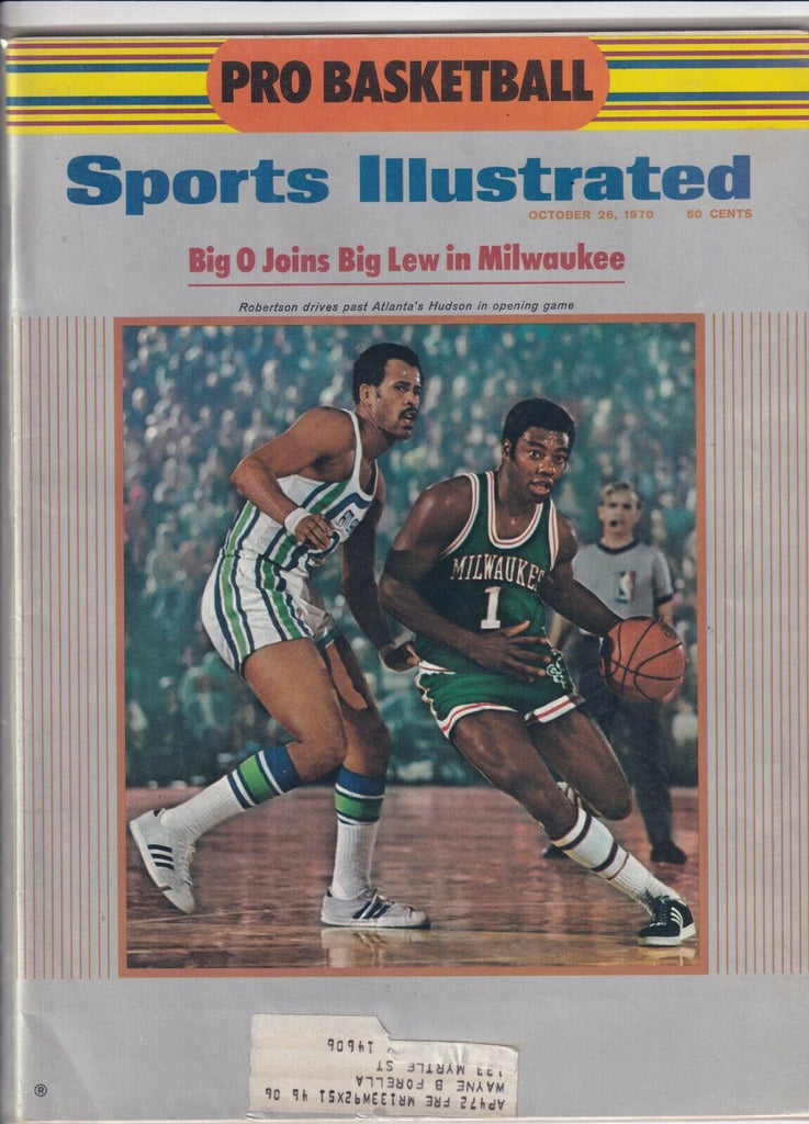 Sports Illustrated Lew Alcindor Atlanta's Hudson October 26, 1970 091619nonr